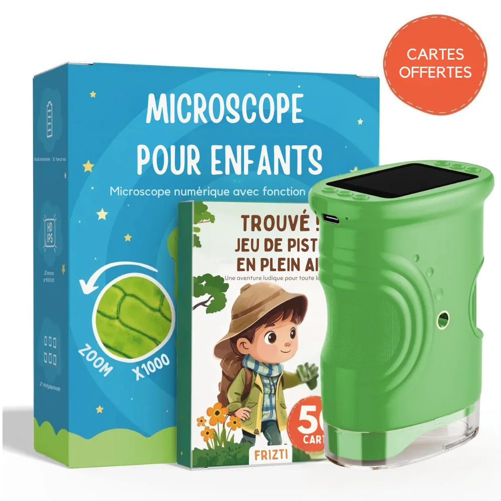 Kit Microscope Frizti qui éloigne des écrans (2 ACHETÉS = LE 2ND À -50%)
