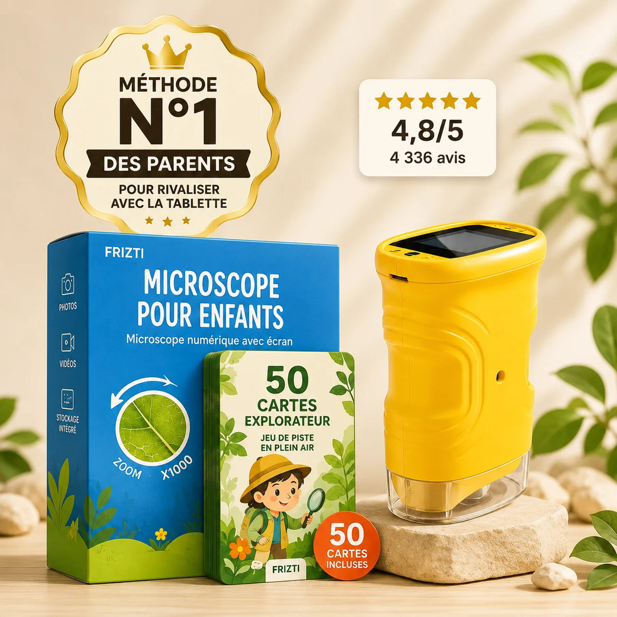 Le microscope qui fait oublier les écrans