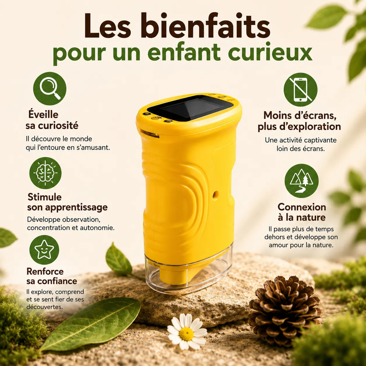 Le microscope qui fait oublier les écrans