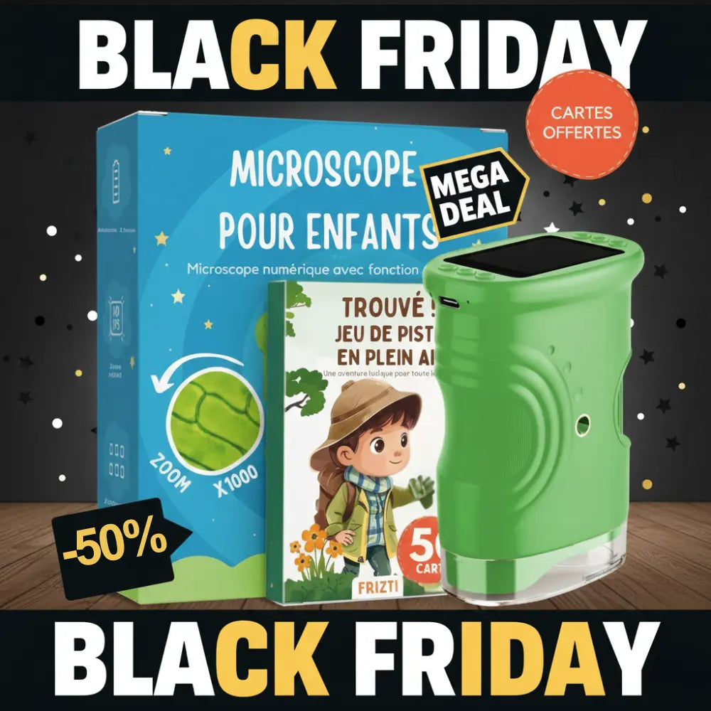 Kit Microscope Frizti qui éloigne des écrans (2 ACHETÉS = LE 2ND À -50%)